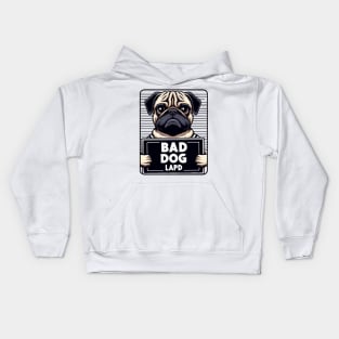 LAPD Bad Dog Jail Photo Kids Hoodie